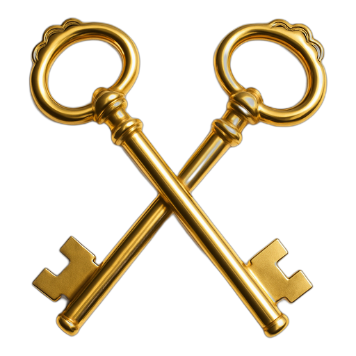 Les deux clefs croisées de la conciergerie