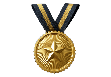 MEQP — sceau de certification or